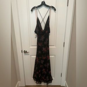 Fame and Partners floral gown, size 6 NWT